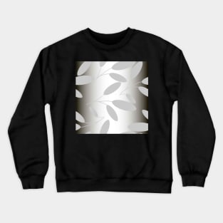 Holographic Leaves Vector Pattern Seamless Crewneck Sweatshirt